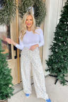 Fanny Floral Print Loose Fit Twill Pants - Be You Boutique