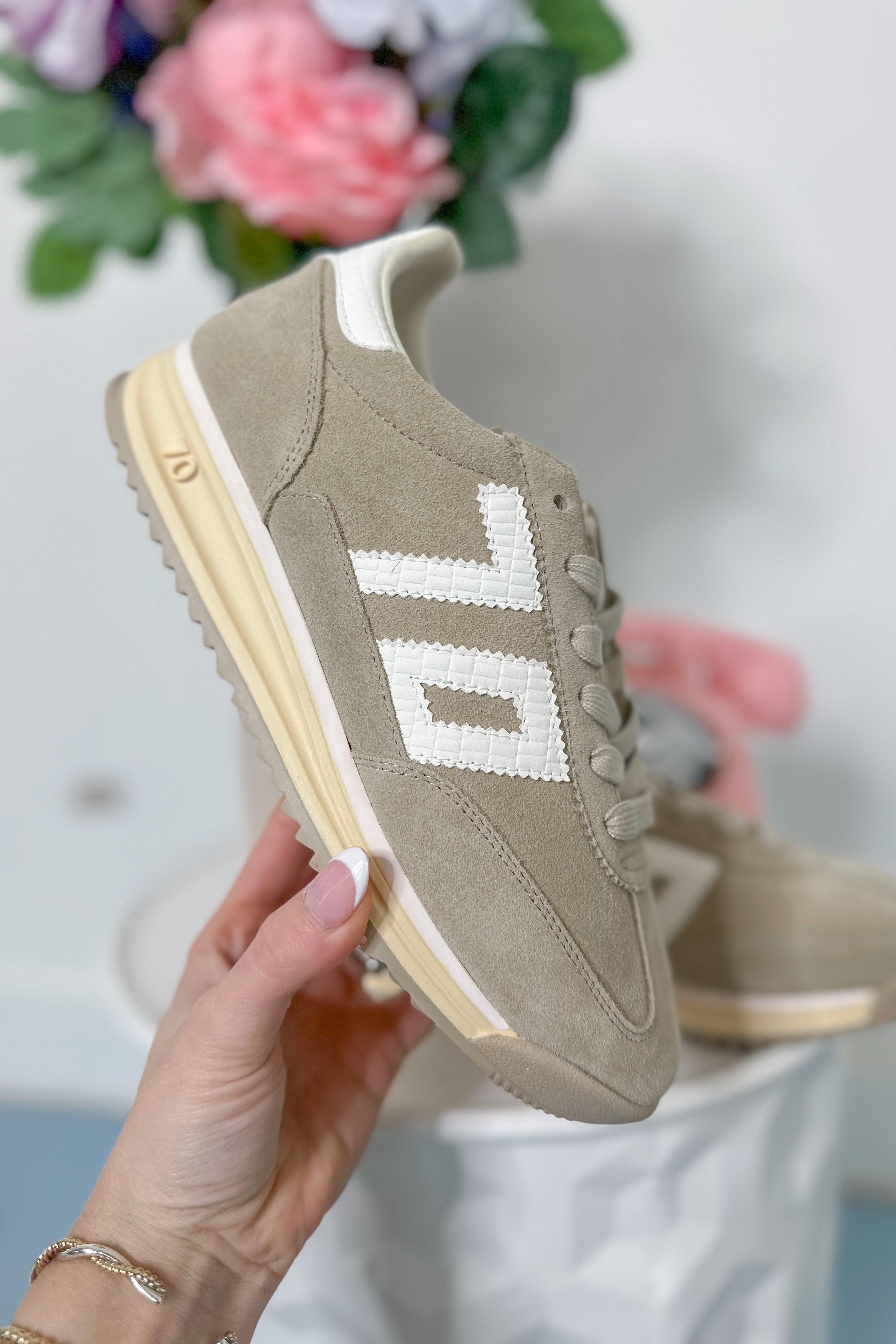 BACK70 Barkley Strike Sneaker in Sand - Be You Boutique