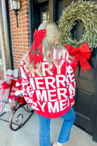 "Merry" 3D Yarn Detail Long Sleeve Pullover Sweater - Be You Boutique