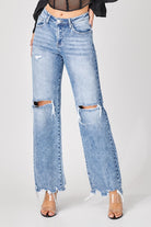 Risen Remi High Rise Wide Leg Denim Jeans - Be You Boutique