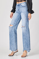 Risen Remi High Rise Wide Leg Denim Jeans - Be You Boutique