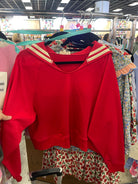 Jalyn Collared Pullover Sweatshirt - Be You Boutique