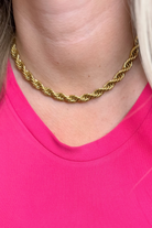 XL Gold Rope Necklace - Be You Boutique