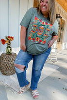 Thankful for Fall Colors Short Sleeve Graphic Tee - Be You Boutique