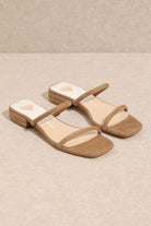 Alina Synthetic Leather Sandal - Be You Boutique