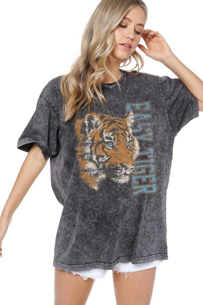 Easy Tiger Short Sleeve Graphic Tee - Be You Boutique