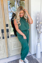 Jay Round Neck Sleeveless Jumpsuit - Be You Boutique