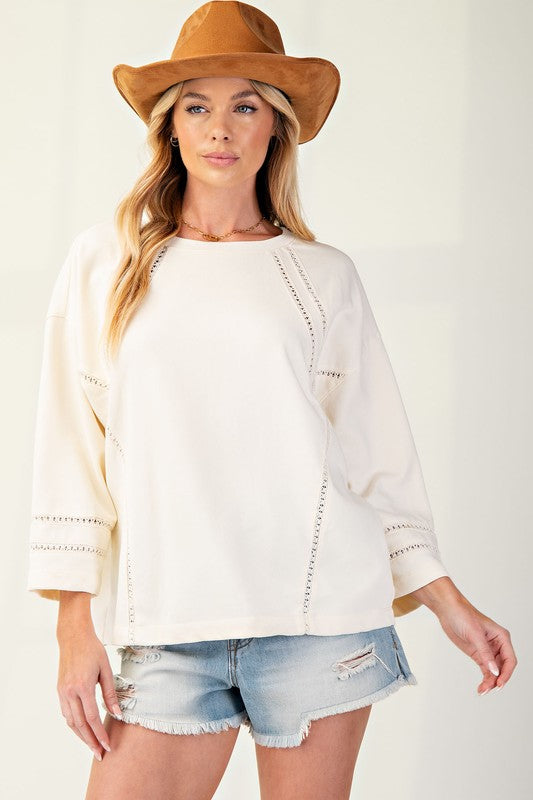 SPRING2025 EASEL WOMEN 116 Basic Tops - Be You Boutique