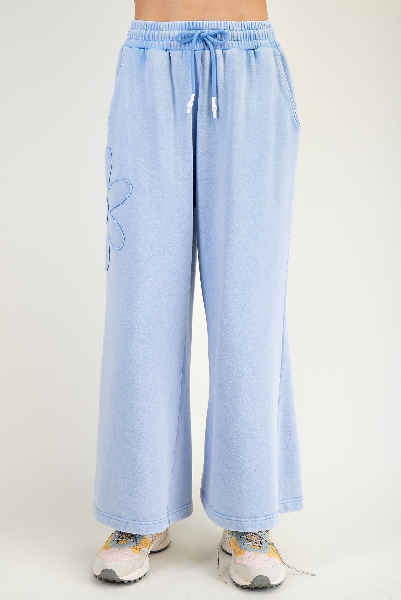 Tracey Flower Patch Pants - Be You Boutique