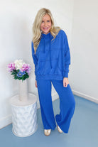 Randy Hoodie Sweatshirt and Wide Leg Pant Set - Be You Boutique