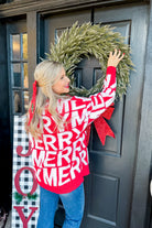 "Merry" 3D Yarn Detail Long Sleeve Pullover Sweater - Be You Boutique