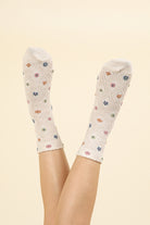 Jess Floral Printed Textured Socks - Be You Boutique