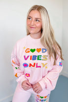 Charlie Good Vibes Only Jogger Set - Be You Boutique