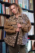 Jan Animal Print Oversized Fleece Jacket - Be You Boutique