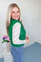 Alice Chunky Knit Sweater Vest Top - Be You Boutique