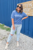 Kentucky Est 1792 Mineral Washed Graphic Tee - Be You Boutique