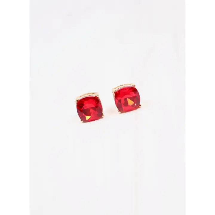 Caroline Hill Julien Stone Stud Earrings (4 colors) - Be You Boutique