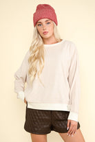 Martin Oversized Comfy Soft Long Sleeve Knit Top - Be You Boutique