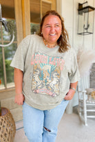 Long Live Cowgirls Vintage Mineral Washed Graphic Tee - Be You Boutique