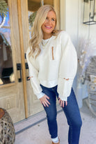 Kye Fuzzy Fleece Long Sleeve Top - Be You Boutique