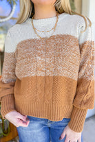 Hunter Ombre Long Sleeve Knit Sweater - Be You Boutique