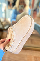 Soda Eagle Slip On Lug Sole Sherpa Lined Slippers - Be You Boutique