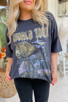 World Tour Rock N Roll Short Sleeve Graphic Tee - Be You Boutique