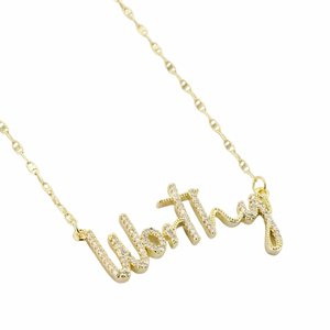 Treasure Jewels Worthy Gold Necklace - Be You Boutique