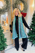 Honey Houndstooth Cozy Scarf - Be You Boutique