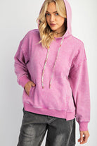 Opal Mineral Washed Hoodie Pullover - Be You Boutique