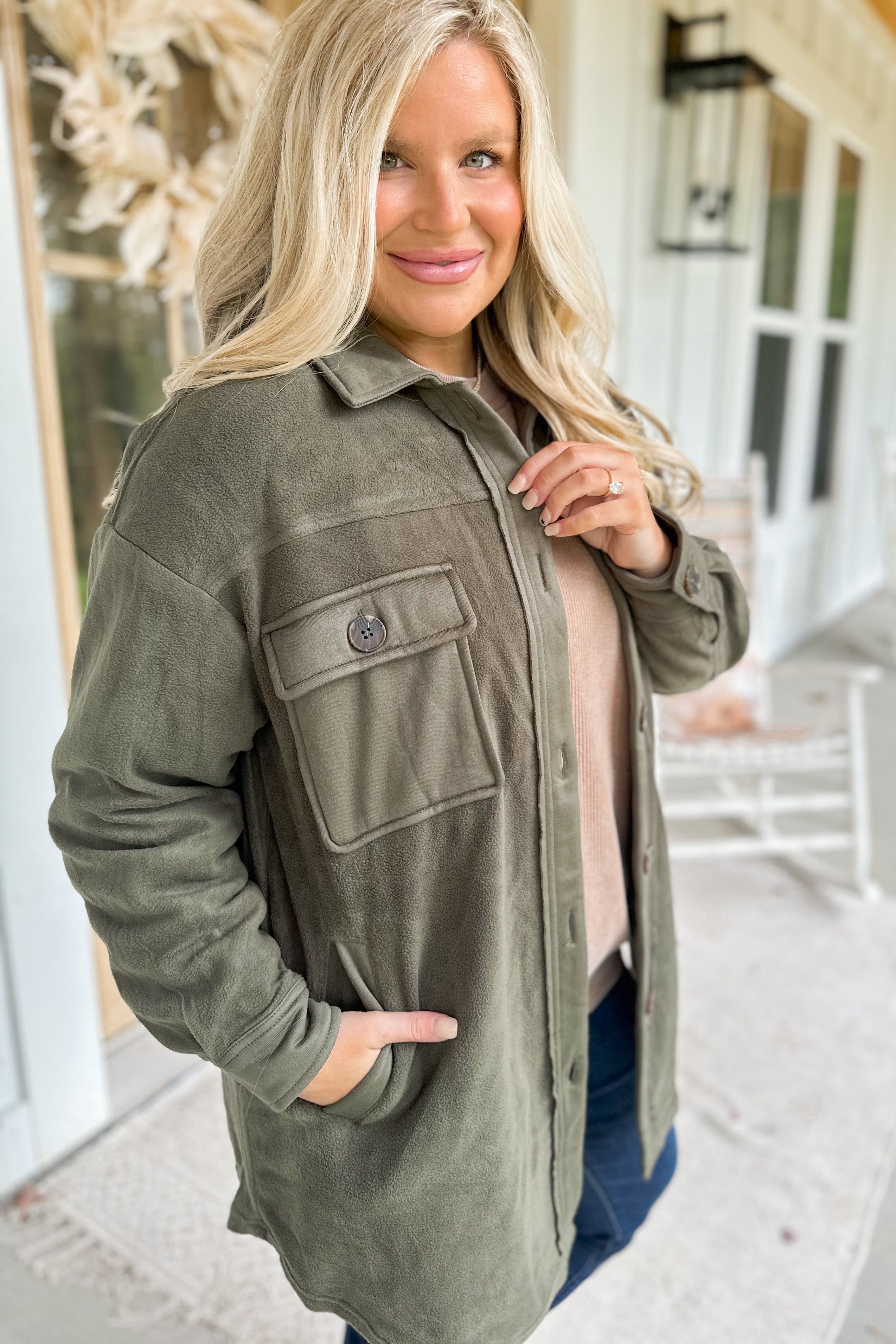 Harlowe Soft Button Up Jacket *FINAL SALE* | Be You Boutique