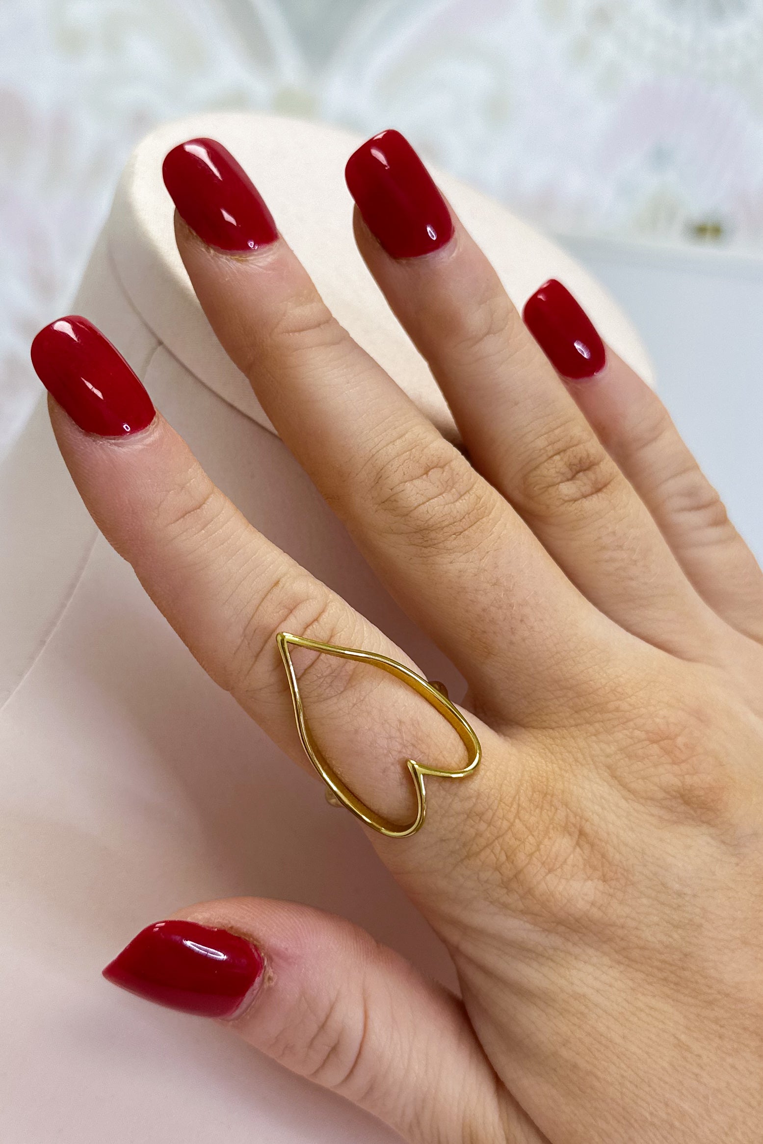 Hannah Gold Heart Ring - Be You Boutique