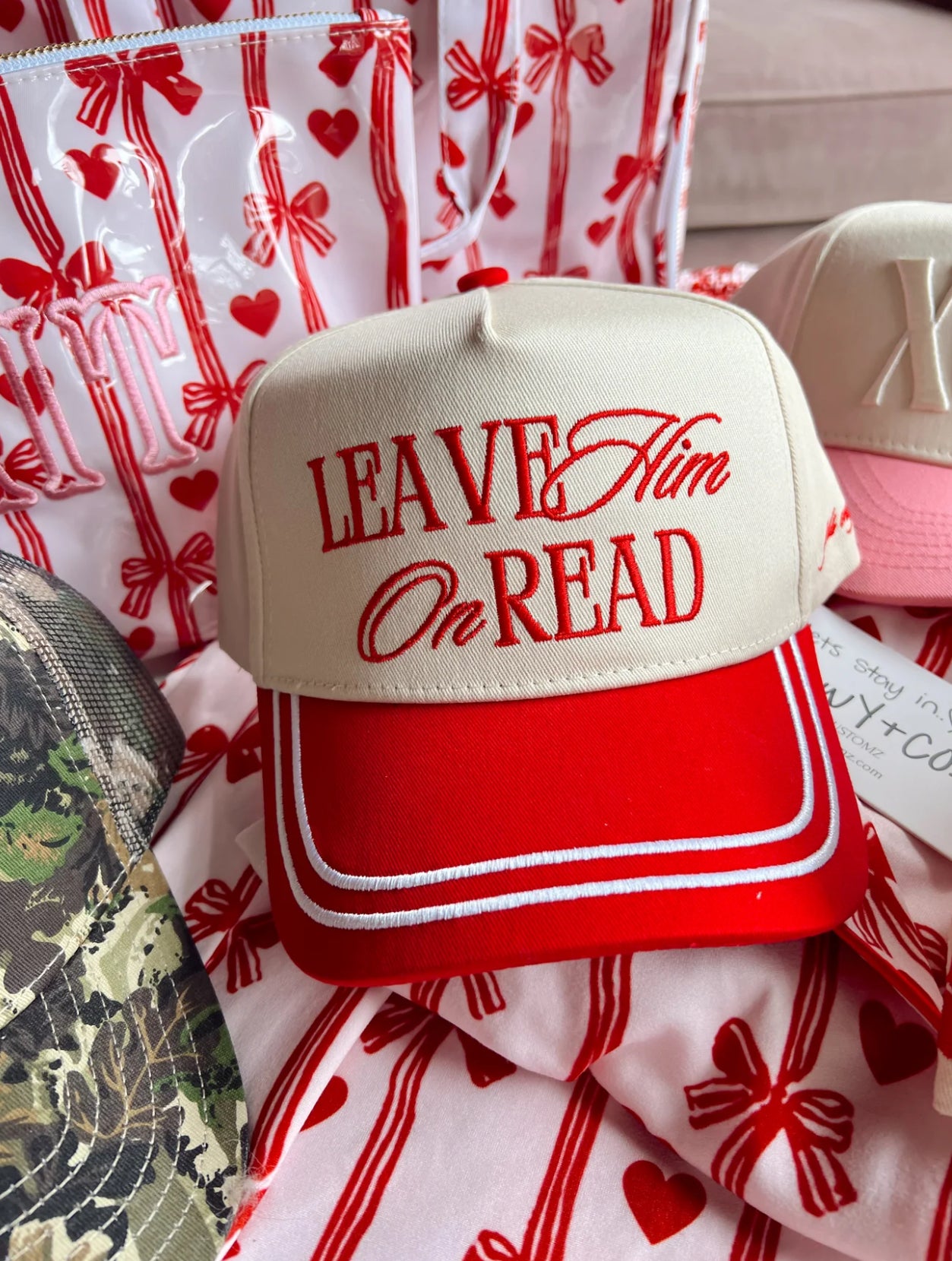 Leave Him On Read Vintage Hat by Kenz Kustomz - Be You Boutique