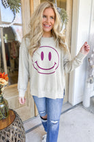 Happy Times Mineral Washed Knit Pullover - Be You Boutique