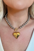 Gigi Glam Heart Necklace - Be You Boutique