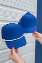 Rossie Trucker Hats (with or without Pearls Chains) - Be You Boutique