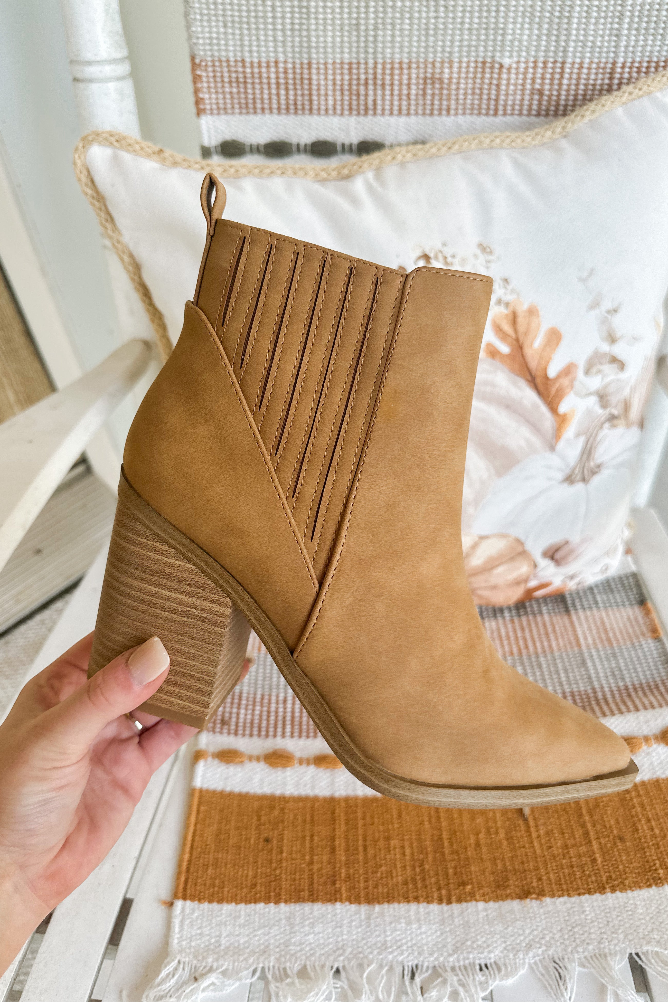 Duvets Pointed Toe Ankle Boot Booties FINAL SALE Be You Boutique