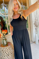 Dakota Ribbed Scoop Neck Sleeveless Jumpsuit - Be You Boutique