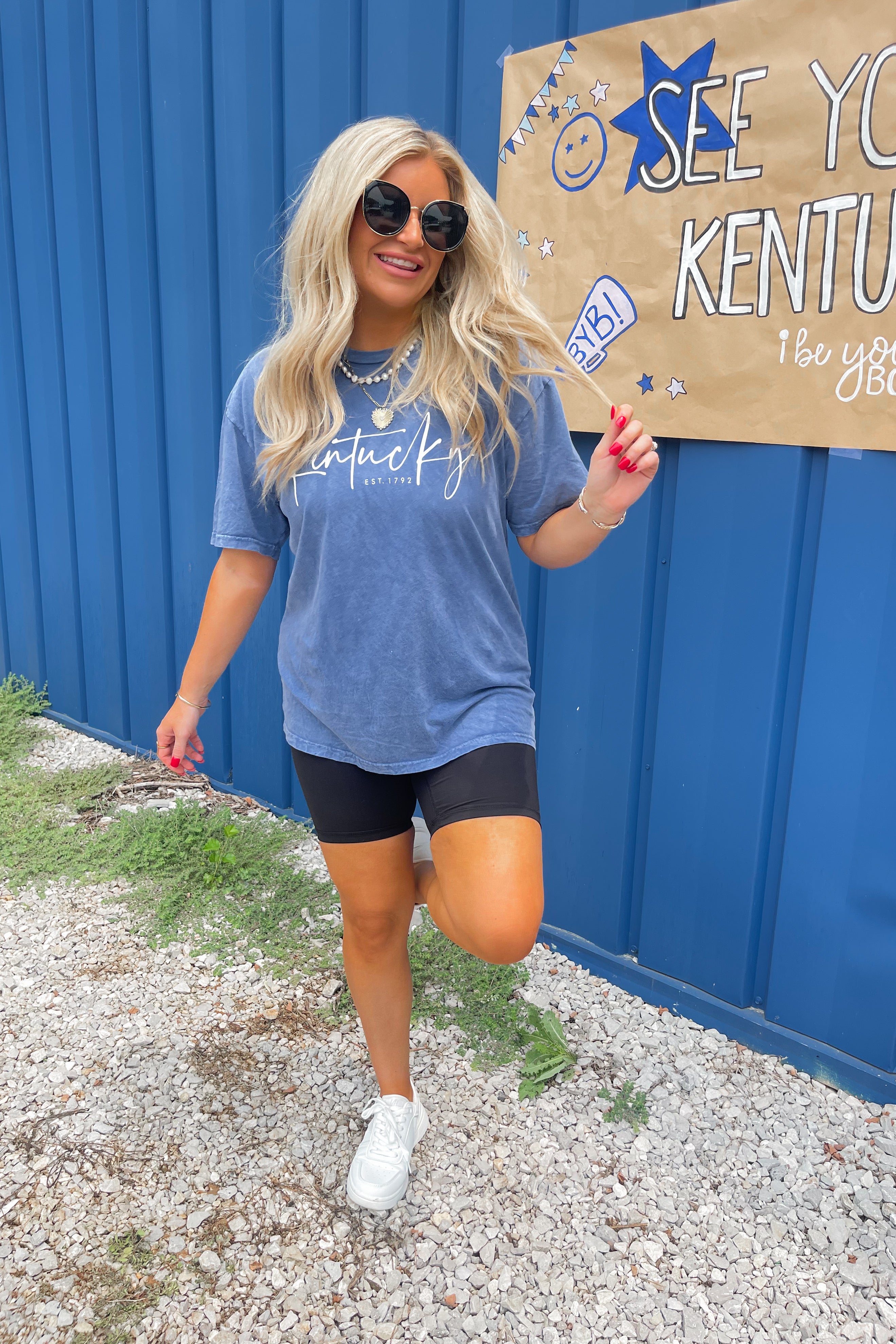 Kentucky Est 1792 Mineral Washed Graphic Tee - Be You Boutique