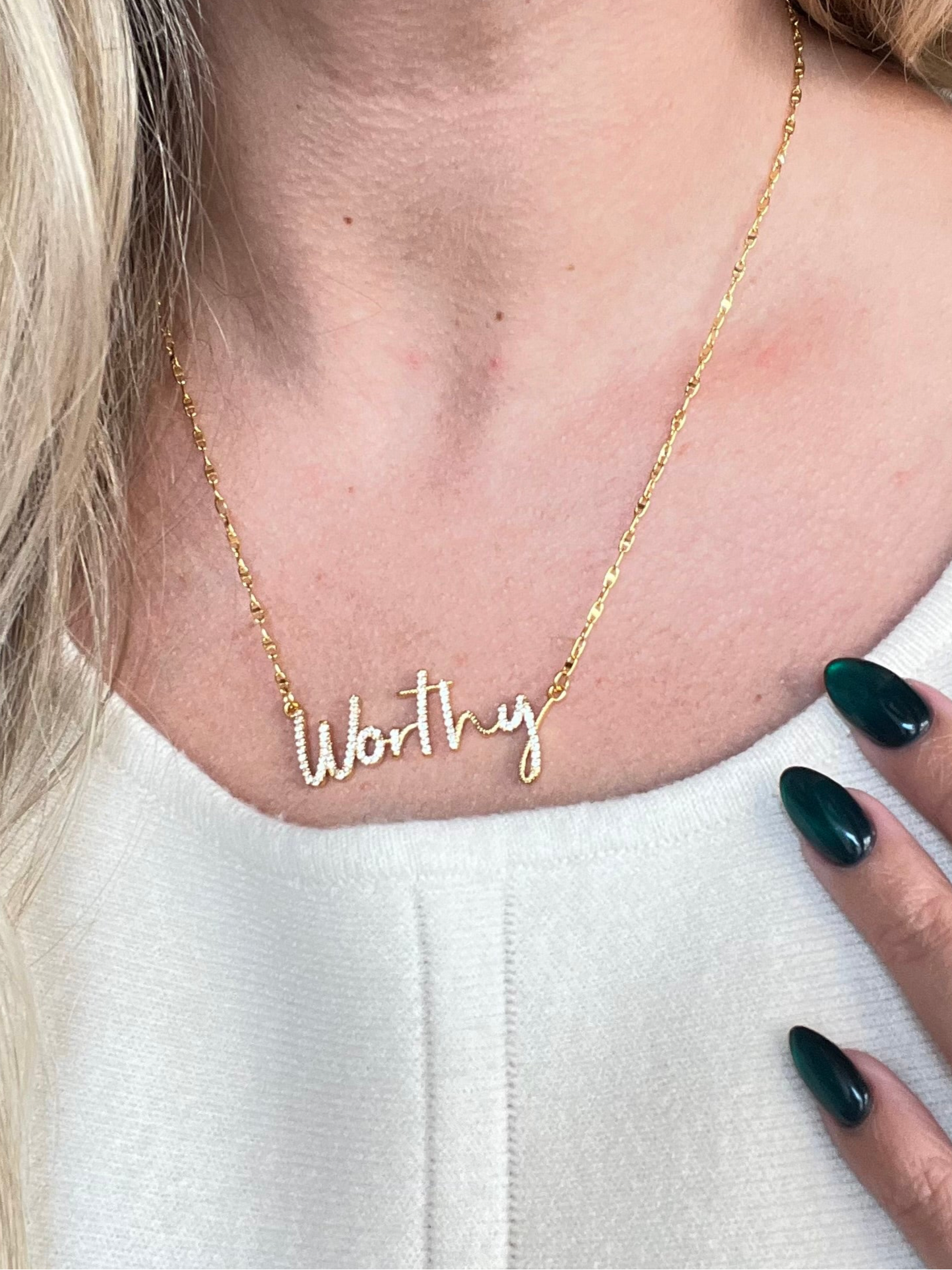 Treasure Jewels Worthy Gold Necklace - Be You Boutique