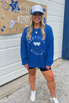 Happy To Love Kentucky Long Sleeve Graphic Sweatshirt - Be You Boutique