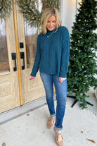 Christopher Long Sleeve Pom Mock Neck Sweater - Be You Boutique