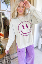 Happy Times Mineral Washed Knit Pullover - Be You Boutique