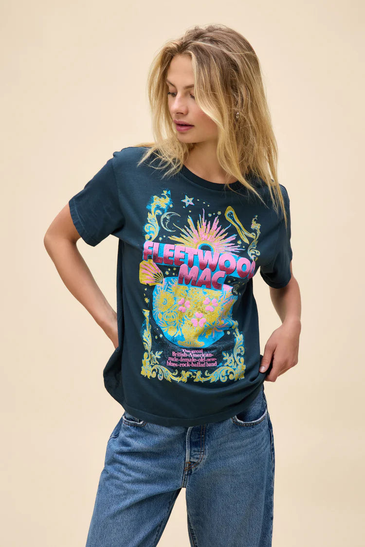 Daydreamer Fleetwood Mac Celestial Boutique Boyfriend Graphic Tee - Be You Boutique