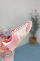 BACK70 Ghost Sneakers in Dark Light Pink - Be You Boutique