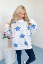 Bobbi Chunky Knit Star Sweater - Be You Boutique