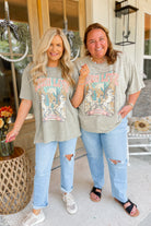 Long Live Cowgirls Vintage Mineral Washed Graphic Tee - Be You Boutique