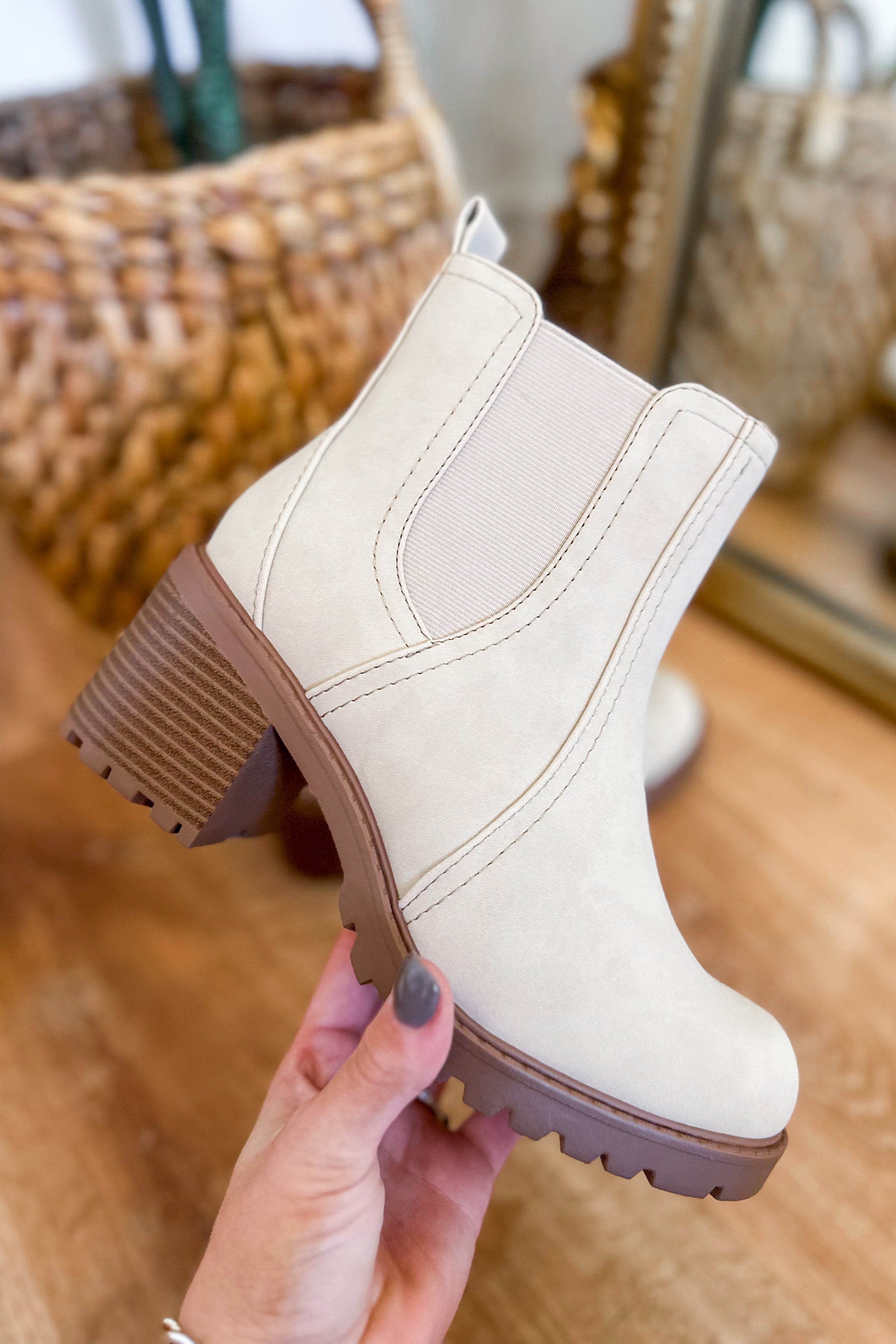 Soda Spirea Chunky Platform Ankle Boot FINAL SALE