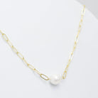 Treasure Jewels Single Pearl Gold Necklace - Be You Boutique