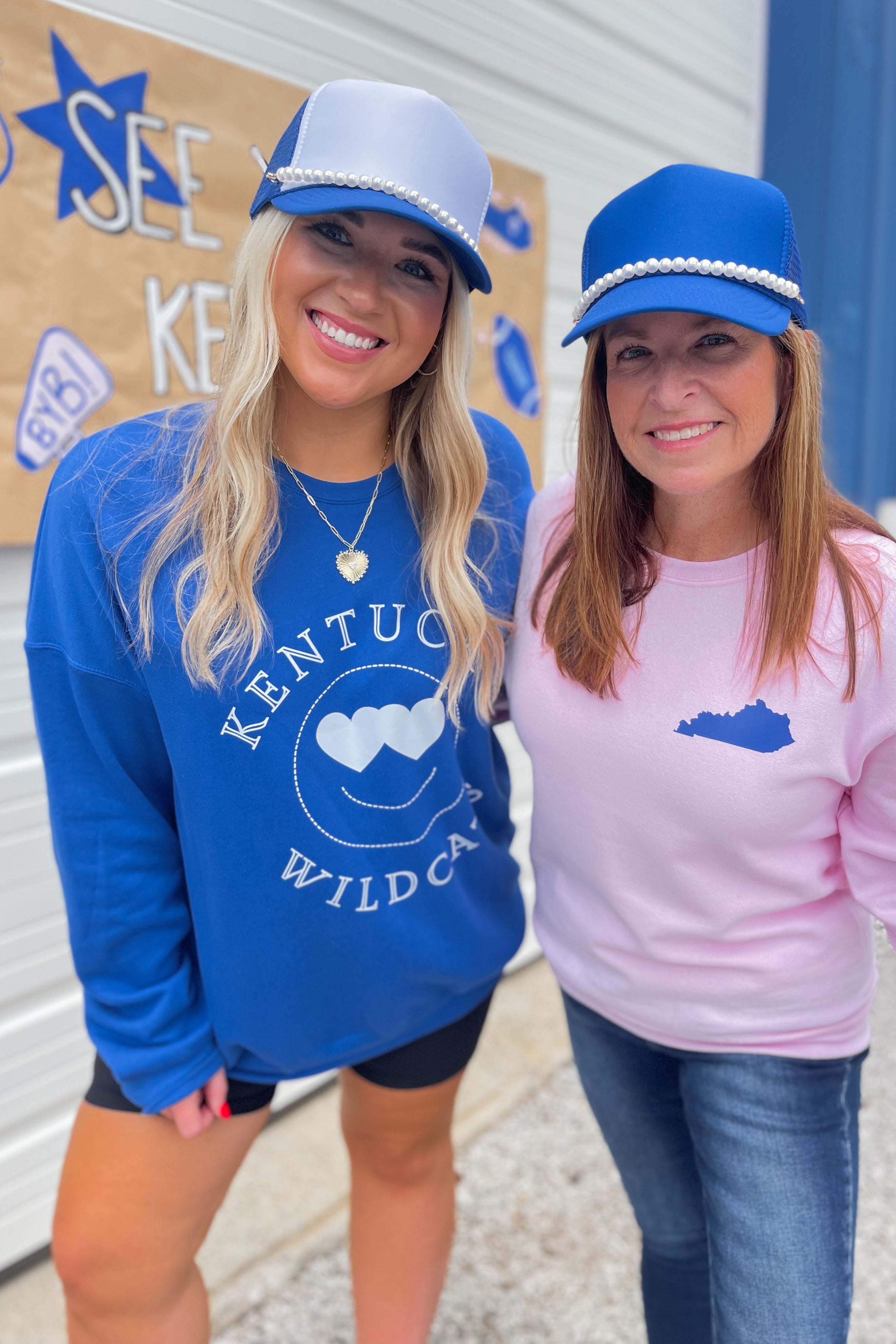 Happy To Love Kentucky Long Sleeve Graphic Sweatshirt - Be You Boutique